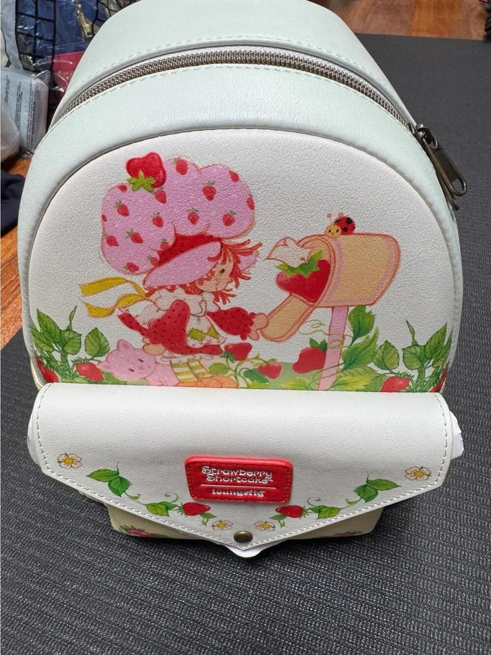 Loungefly Strawberry Shortcake Envelope Mini Backpack